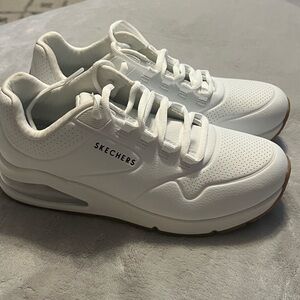 Skechers women’s Classic White Sneakers